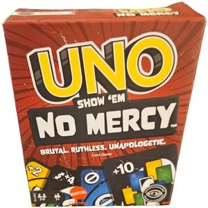Mattel Games UNO Show 'em No Mercy Card Game Unopened NIB